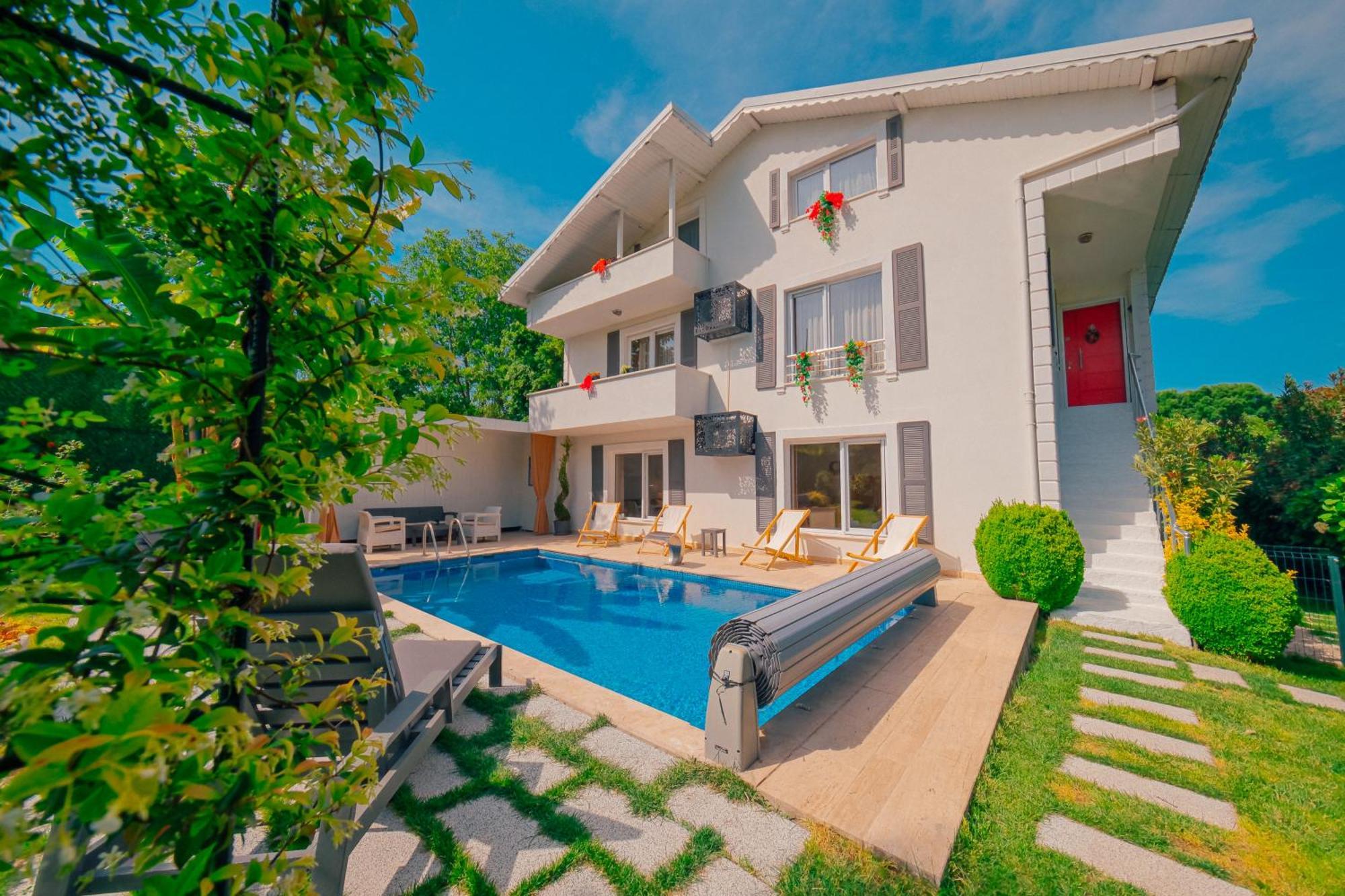 Villa Atlas Muhafazakar Havuzlu, Mustakil Genis Bahceli Sapanca Exterior foto