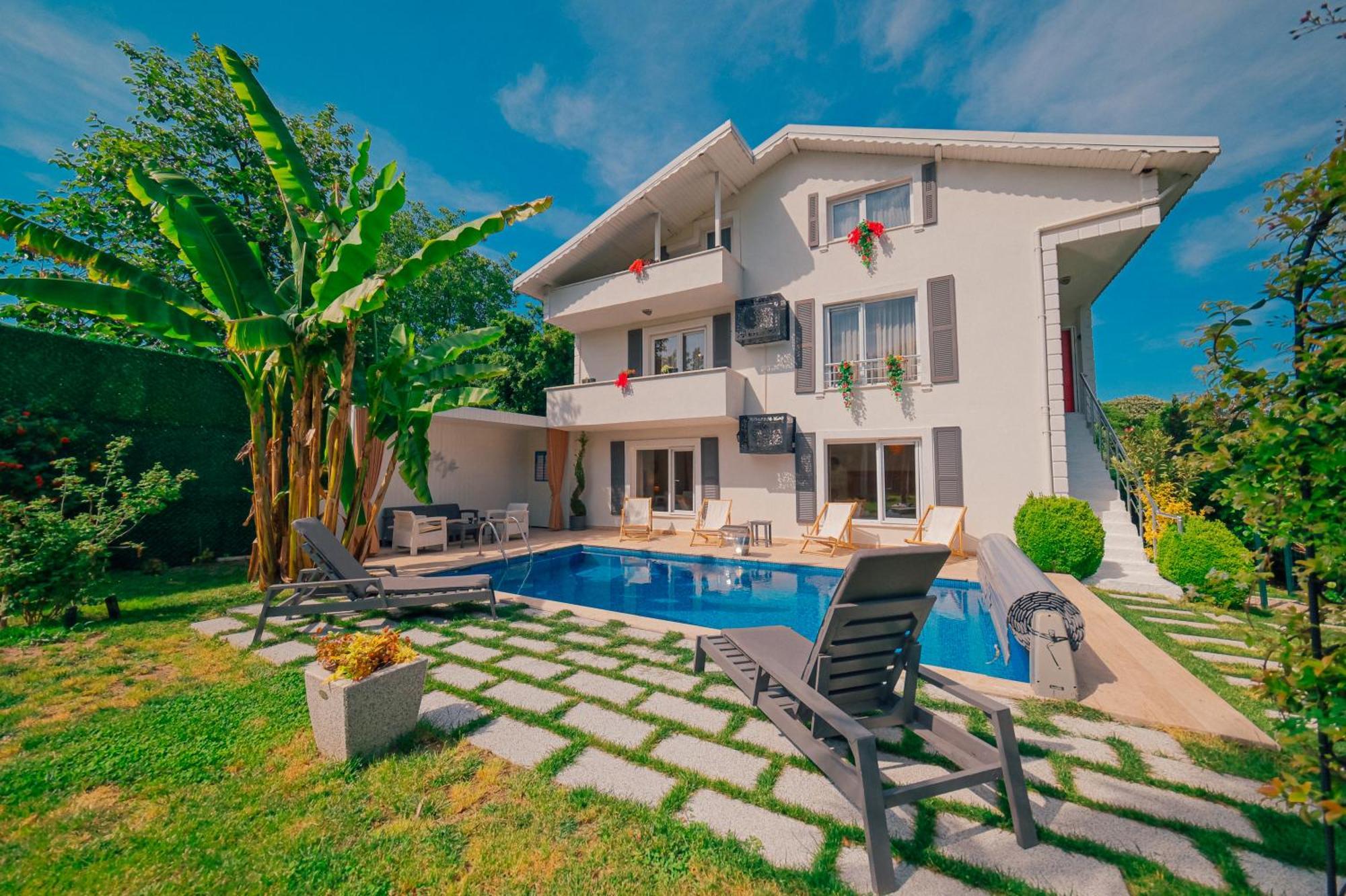 Villa Atlas Muhafazakar Havuzlu, Mustakil Genis Bahceli Sapanca Exterior foto