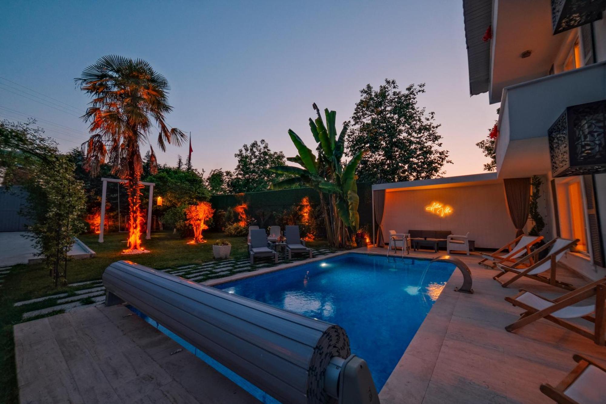 Villa Atlas Muhafazakar Havuzlu, Mustakil Genis Bahceli Sapanca Exterior foto